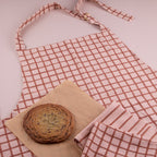 Essential Apron and Towel Bundle - Blush/Terracotta