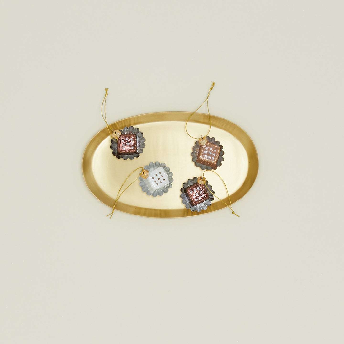 Petits Fours Ornaments, Set of 4