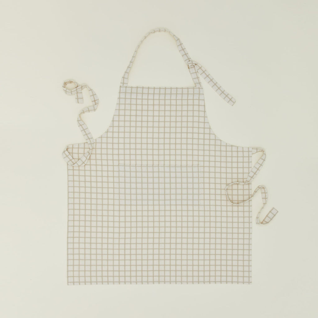 Essential Apron and Towel Bundle - Ivory/Flax