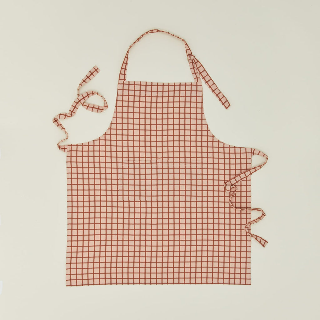 Essential Apron and Towel Bundle - Blush/Terracotta