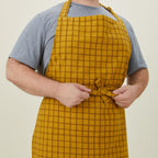 Essential Apron and Towel Bundle - Mustard/Bronze