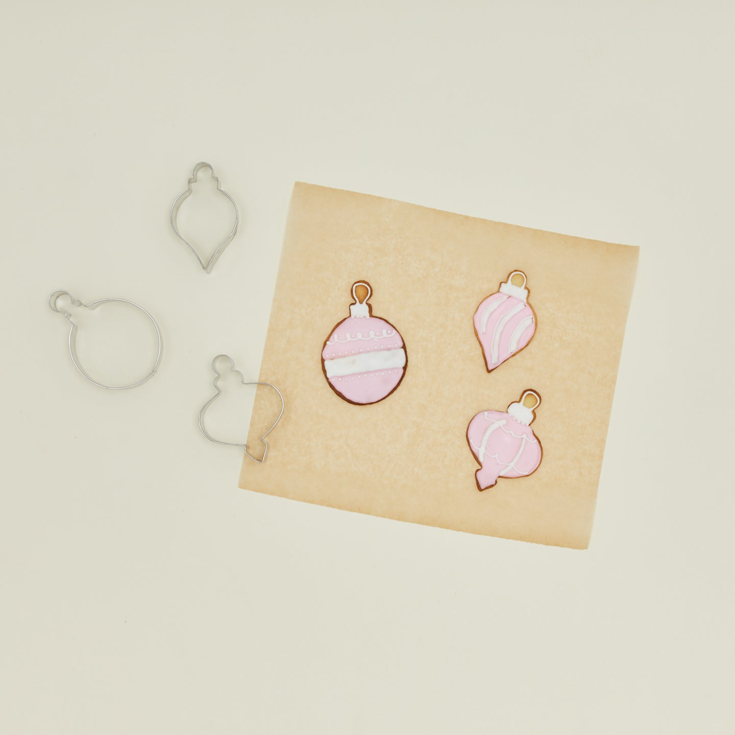 Ornament Cookie Cutter, Set of 3