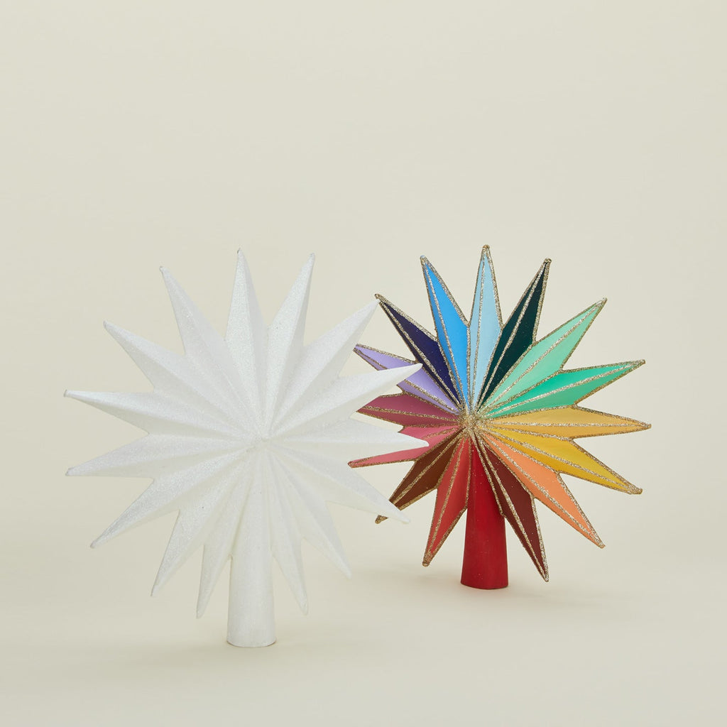 16 Point Star Tree Topper - Multicolor