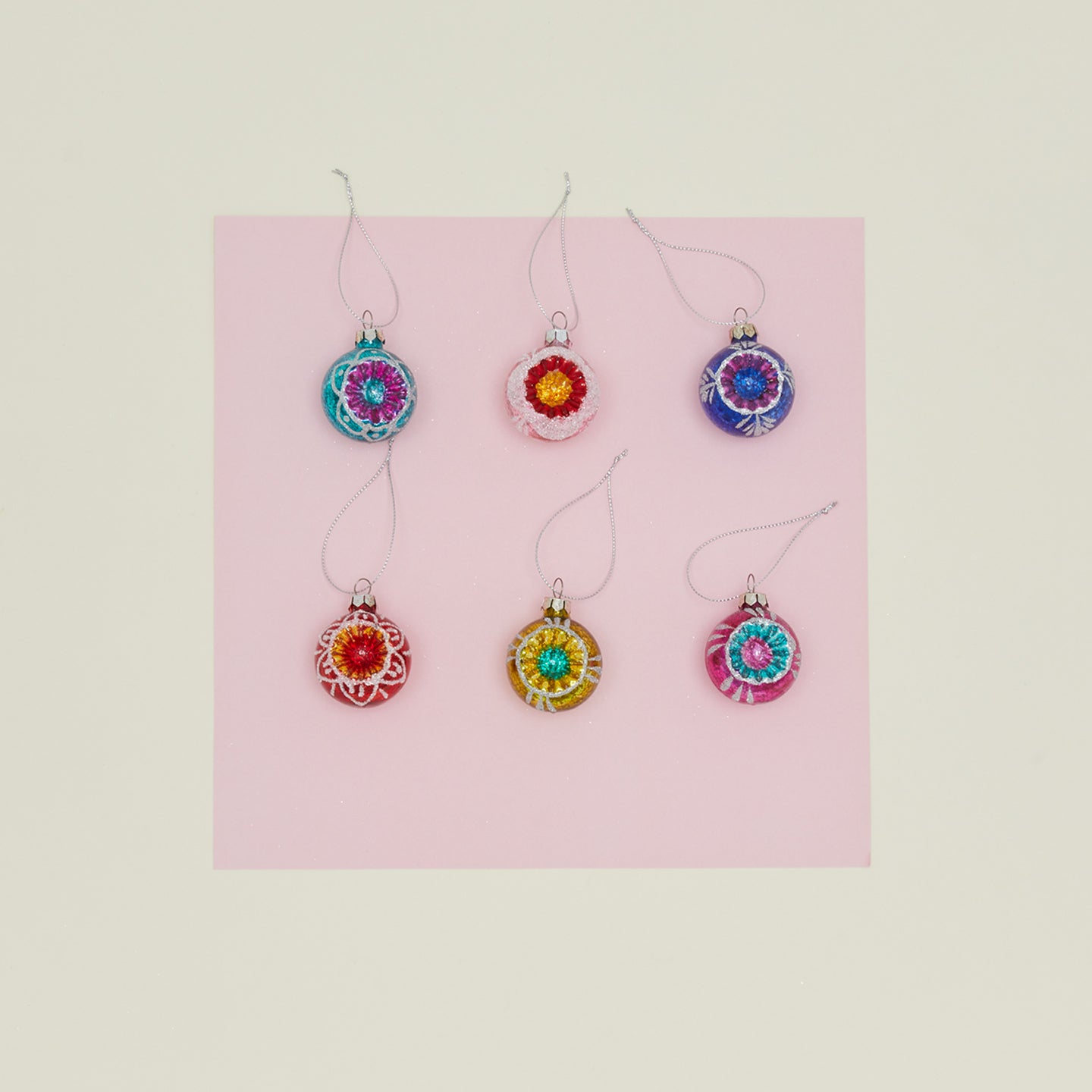 Heirloom Indent Ornament, Set of 6