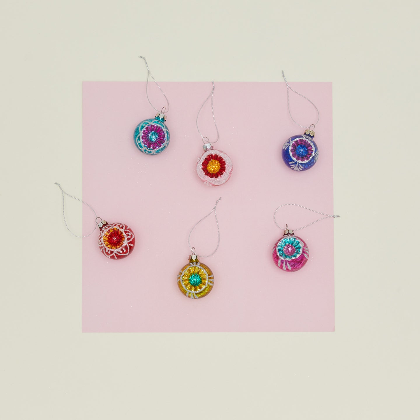 Heirloom Indent Ornament, Set of 6