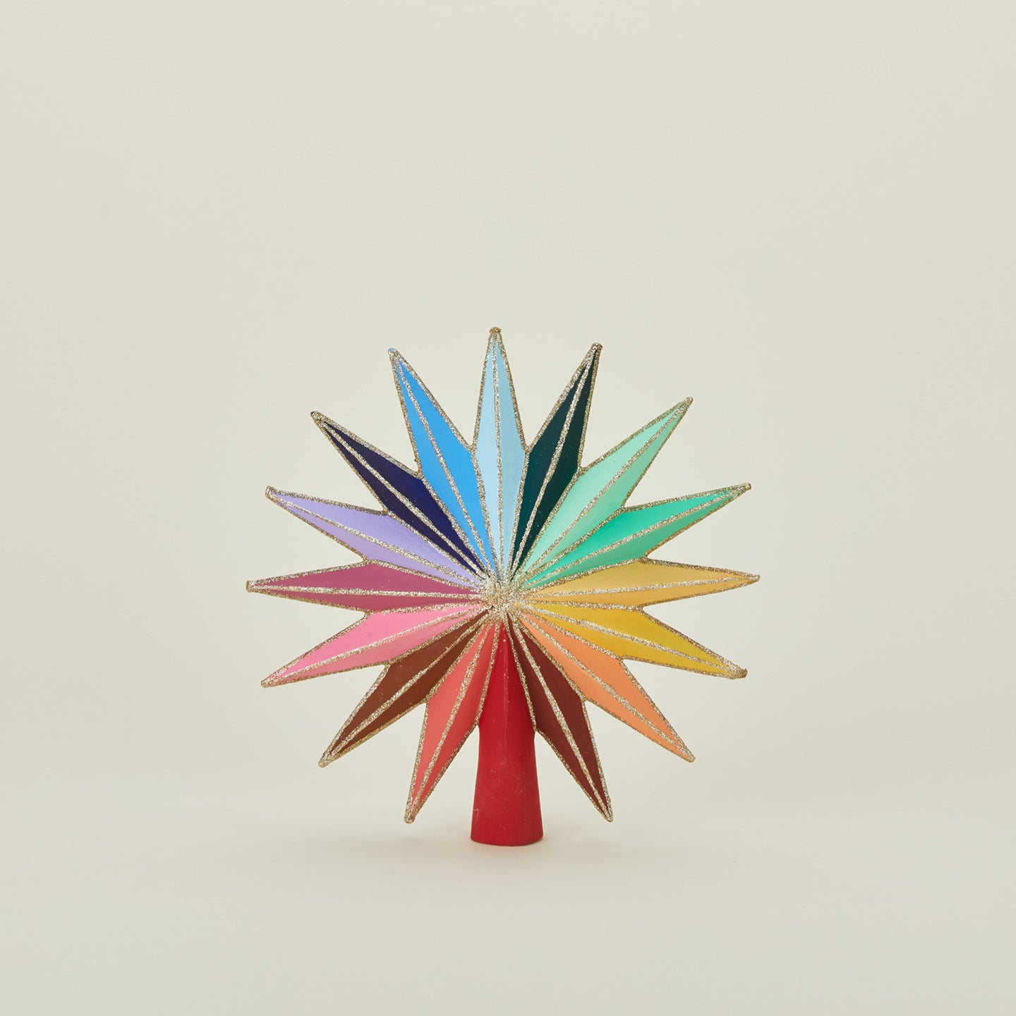 16 Point Star Tree Topper - Multicolor