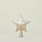 5 Point Star Tree Topper - Antique Silver
