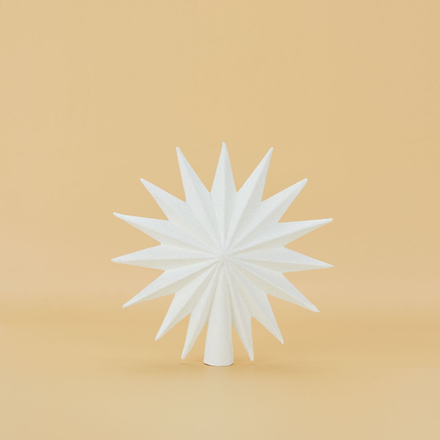 16 Point Star Tree Topper - White