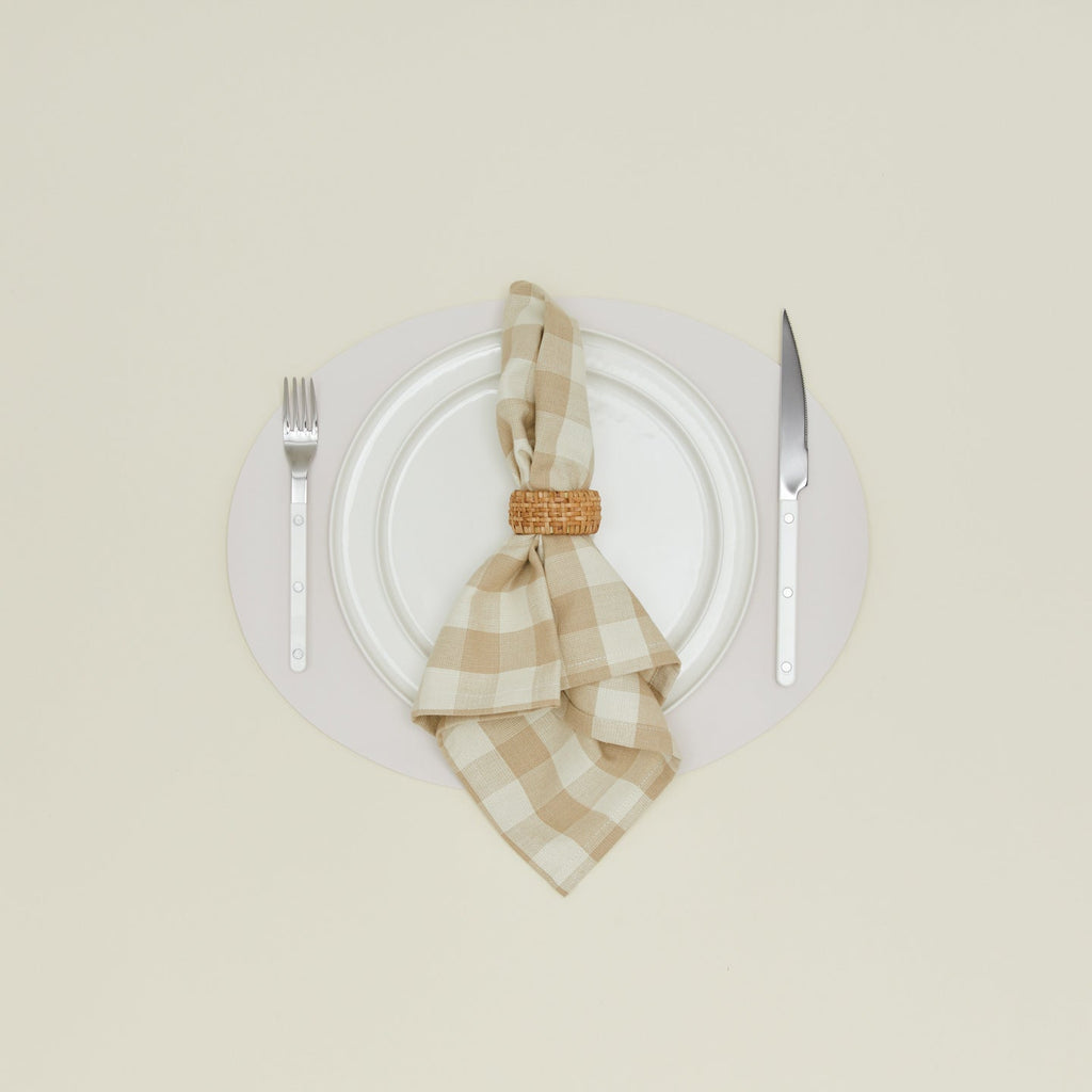 Rattan Napkin Rings, Set of 4