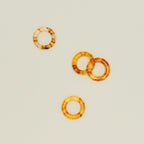 Tortoiseshell Napkin Rings, Set of 4