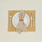 Tortoiseshell Napkin Rings, Set of 4