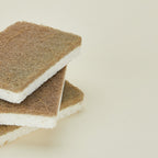 Cellulose and Walnut Sponge, Set of 3