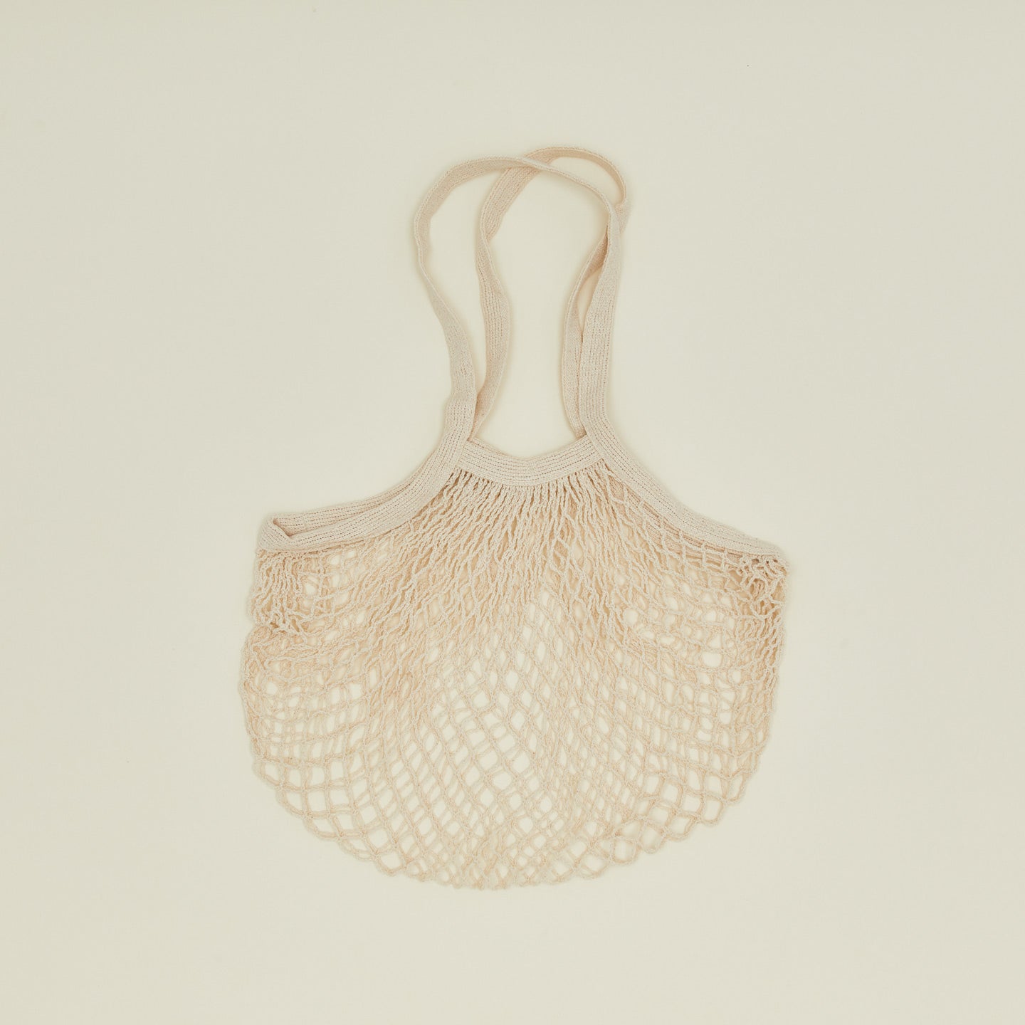 Reusable Mesh Cotton Grocery Bag - Natural