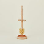 Wooden Toilet Brush with Stand