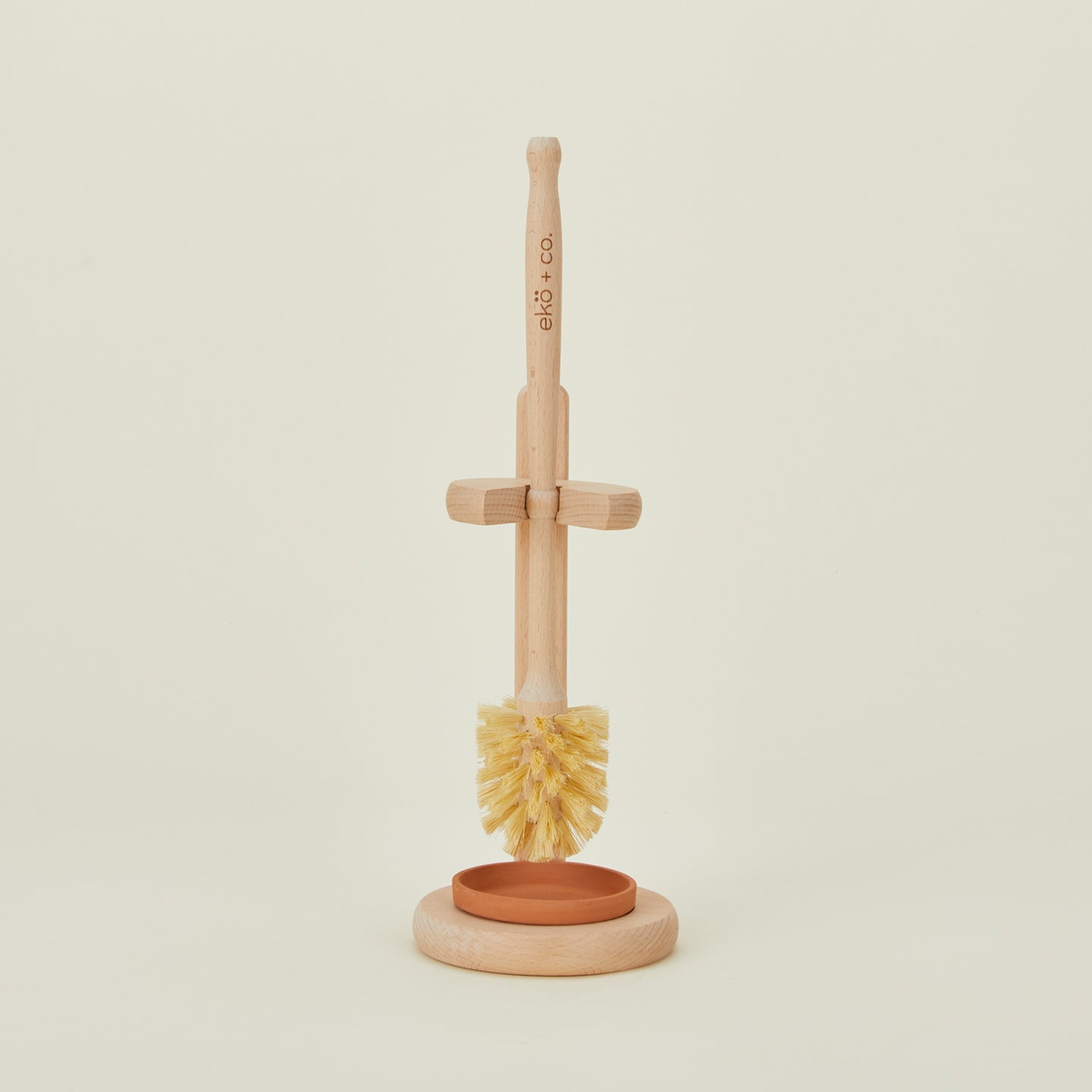 Wooden Toilet Brush with Stand