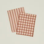 Essential Apron and Towel Bundle - Blush/Terracotta