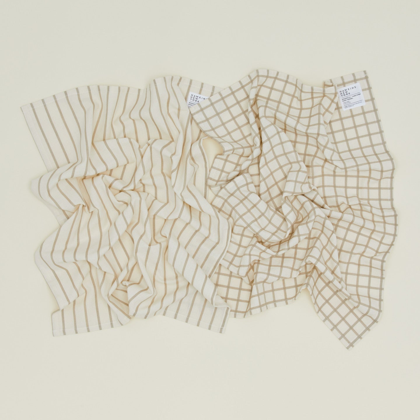 Essential Apron and Towel Bundle - Ivory/Flax