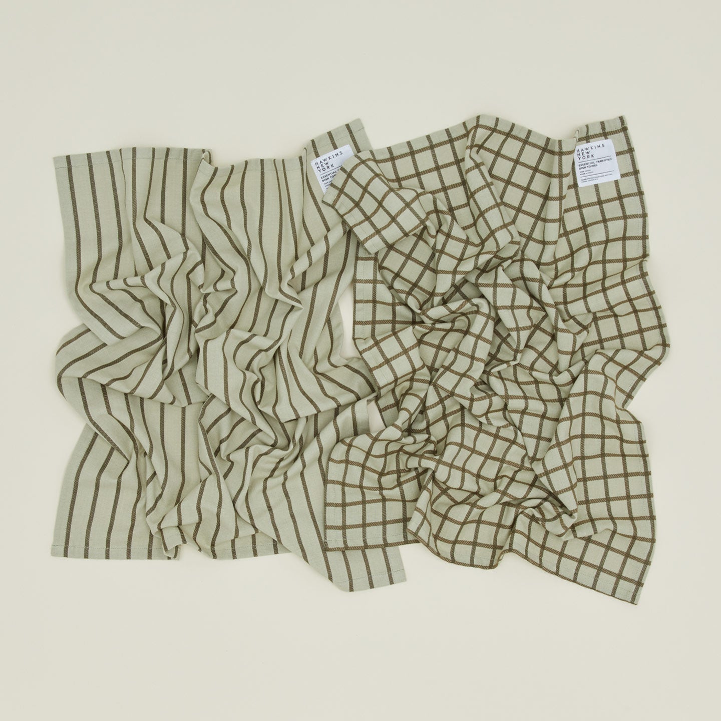 Essential Apron and Towel Bundle - Sage/Olive