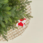 Essential GIngham Tree Skirt - Ivory/Flax