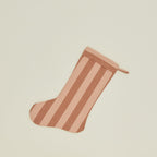 Essential Striped Stocking - Blush/Terracotta