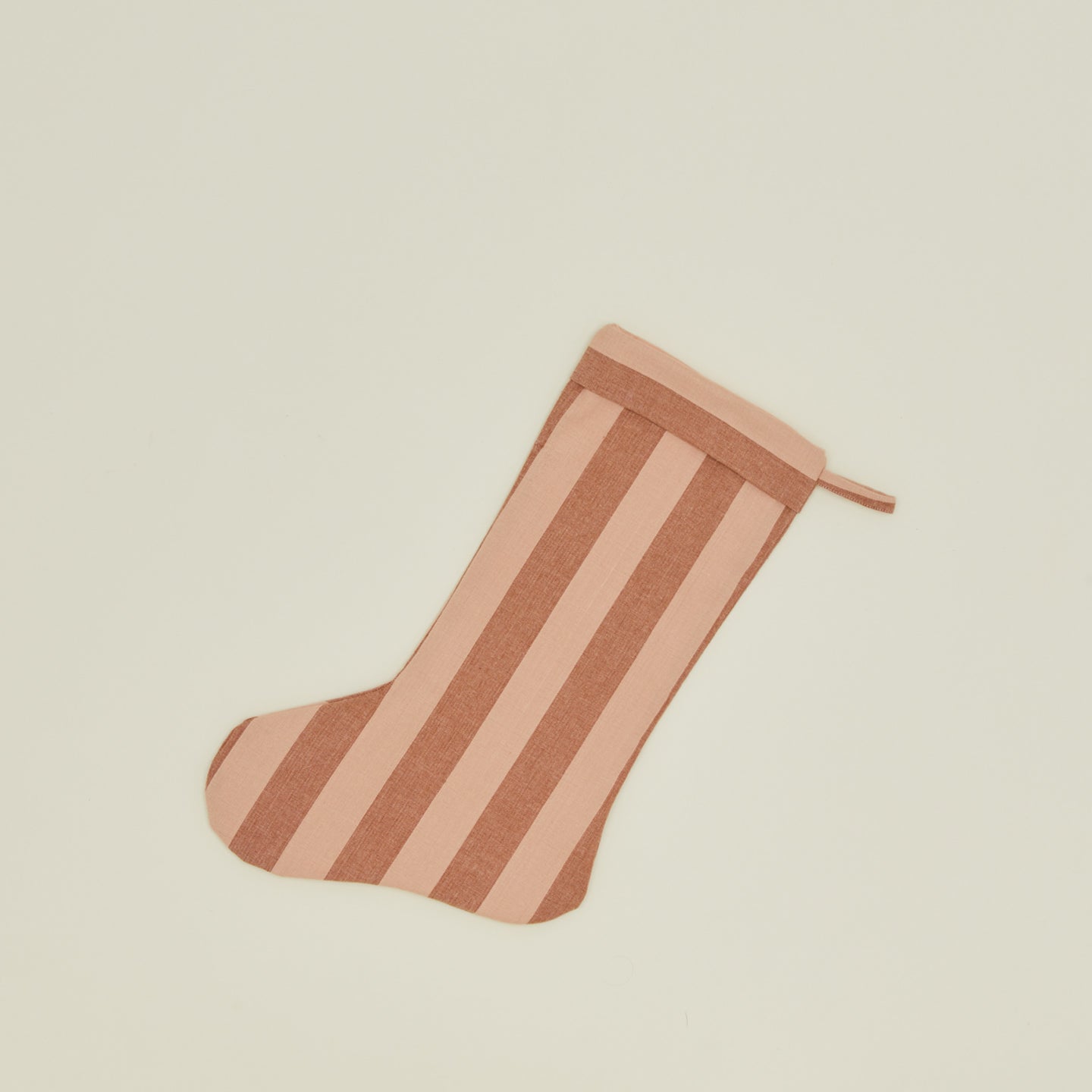 Essential Striped Stocking - Blush/Terracotta