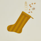 Essential Striped Stocking - Mustard/Bronze