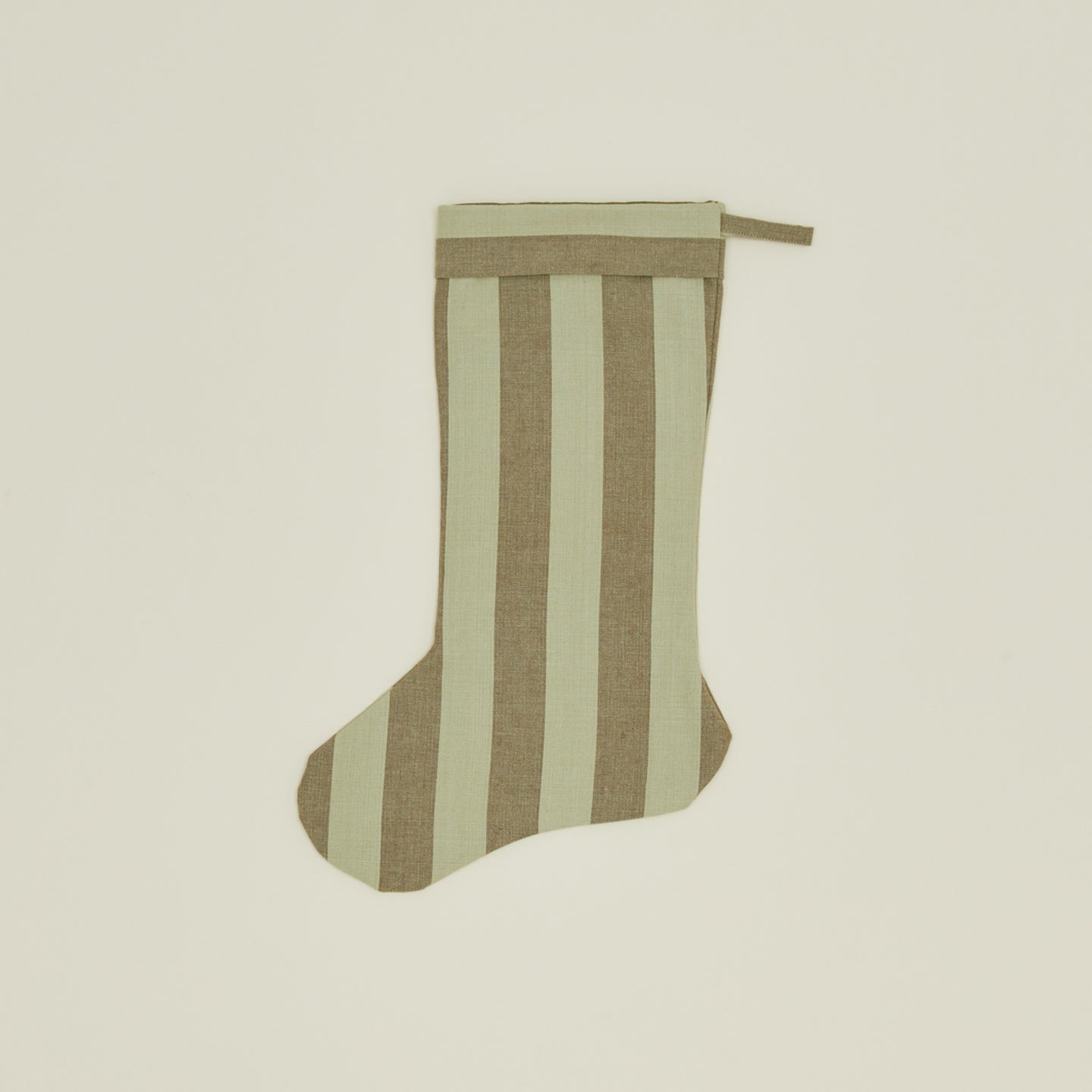 Essential Striped Stocking - Sage/Olive