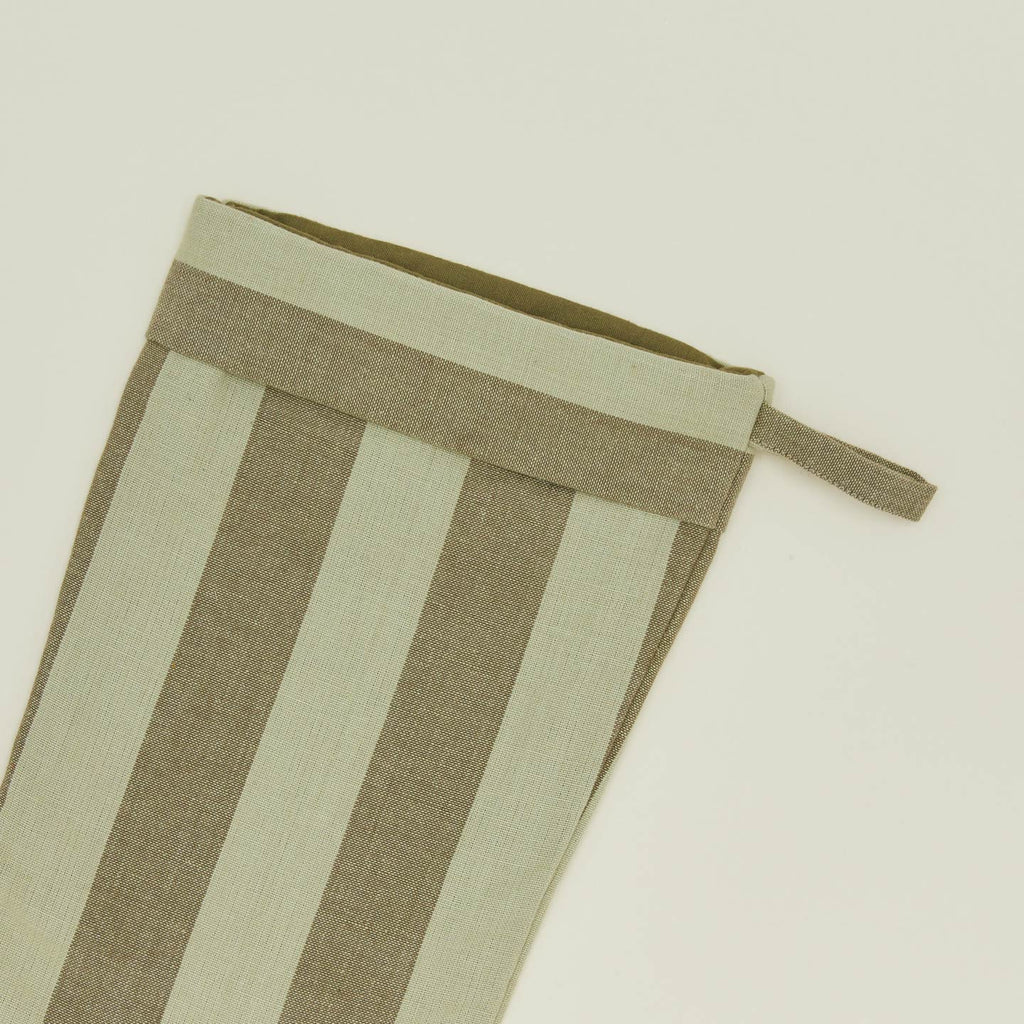 Essential Striped Stocking - Sage/Olive
