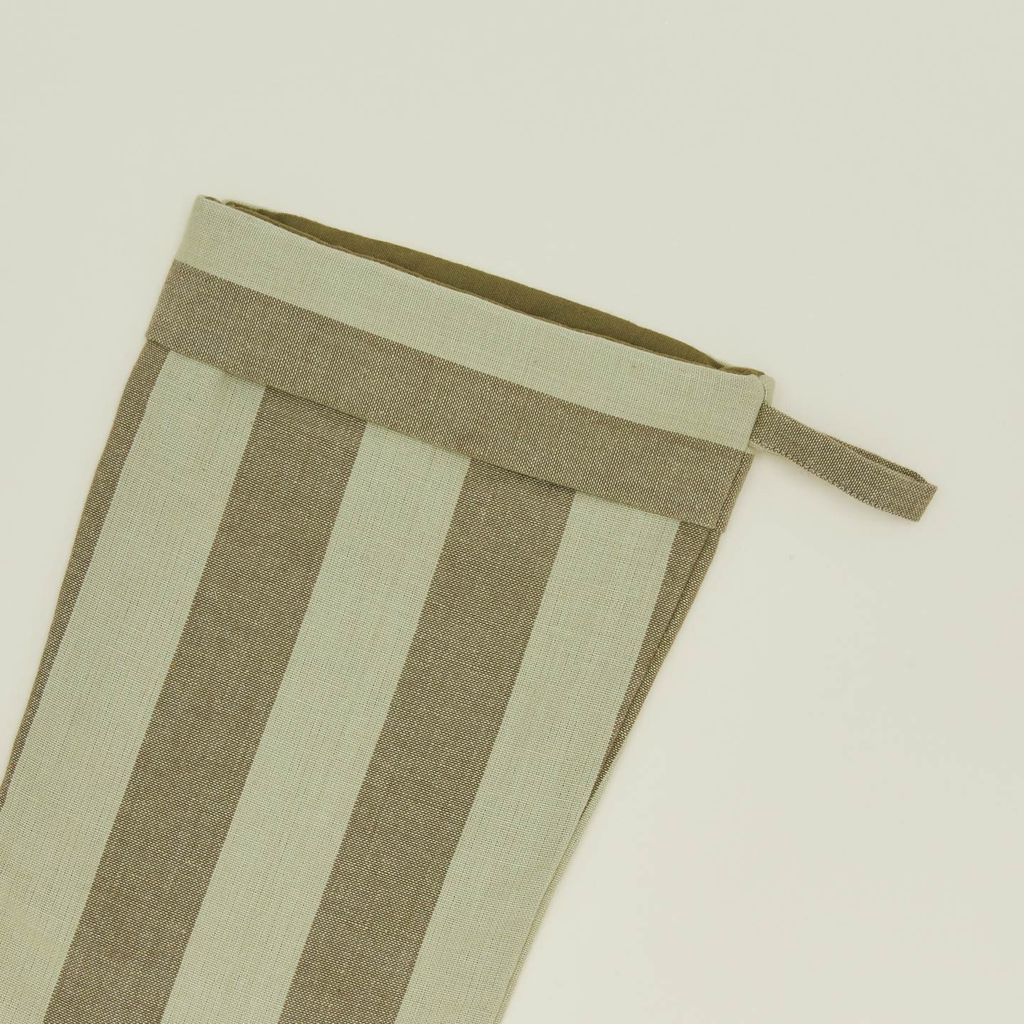 Essential Striped Stocking - Sage/Olive