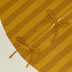 Essential Striped Tree Skirt - Mustard/Bronze