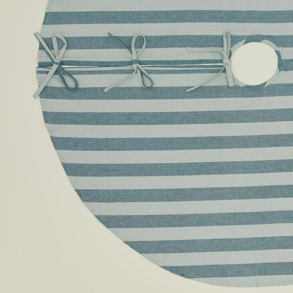 Essential Striped Tree Skirt - Sky/Peacock