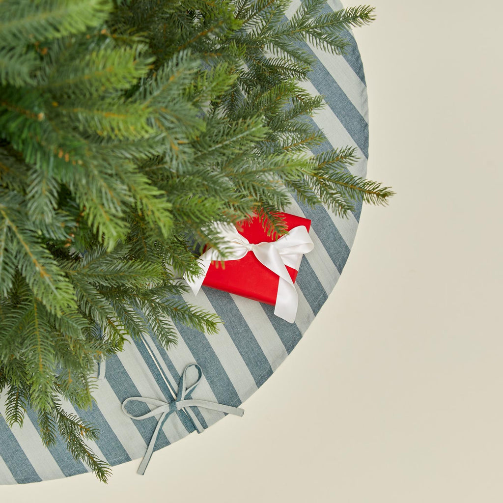 Essential Striped Tree Skirt - Sky/Peacock