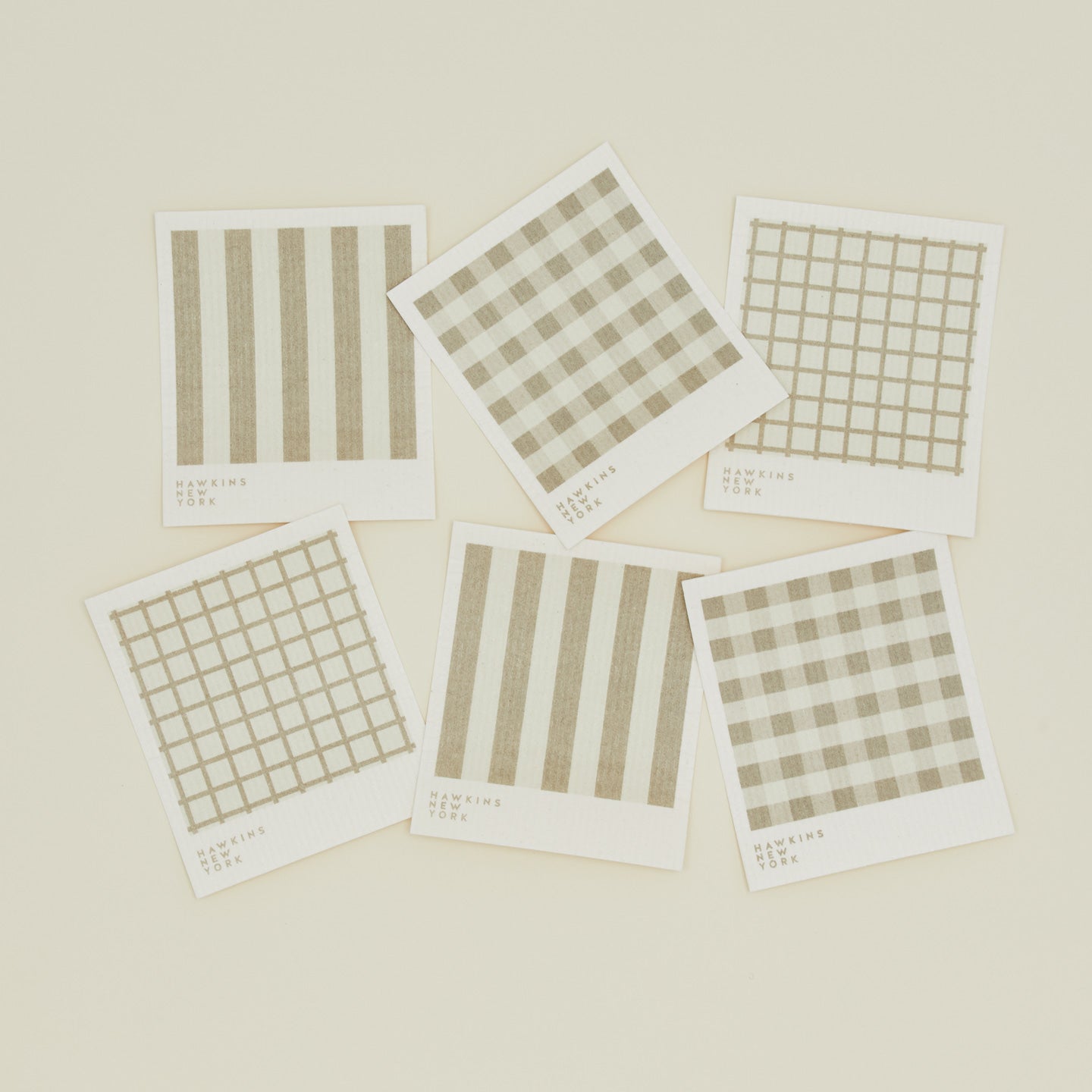 Essential Swedish Dishcloth, Set of 6 - Ivory/Flax