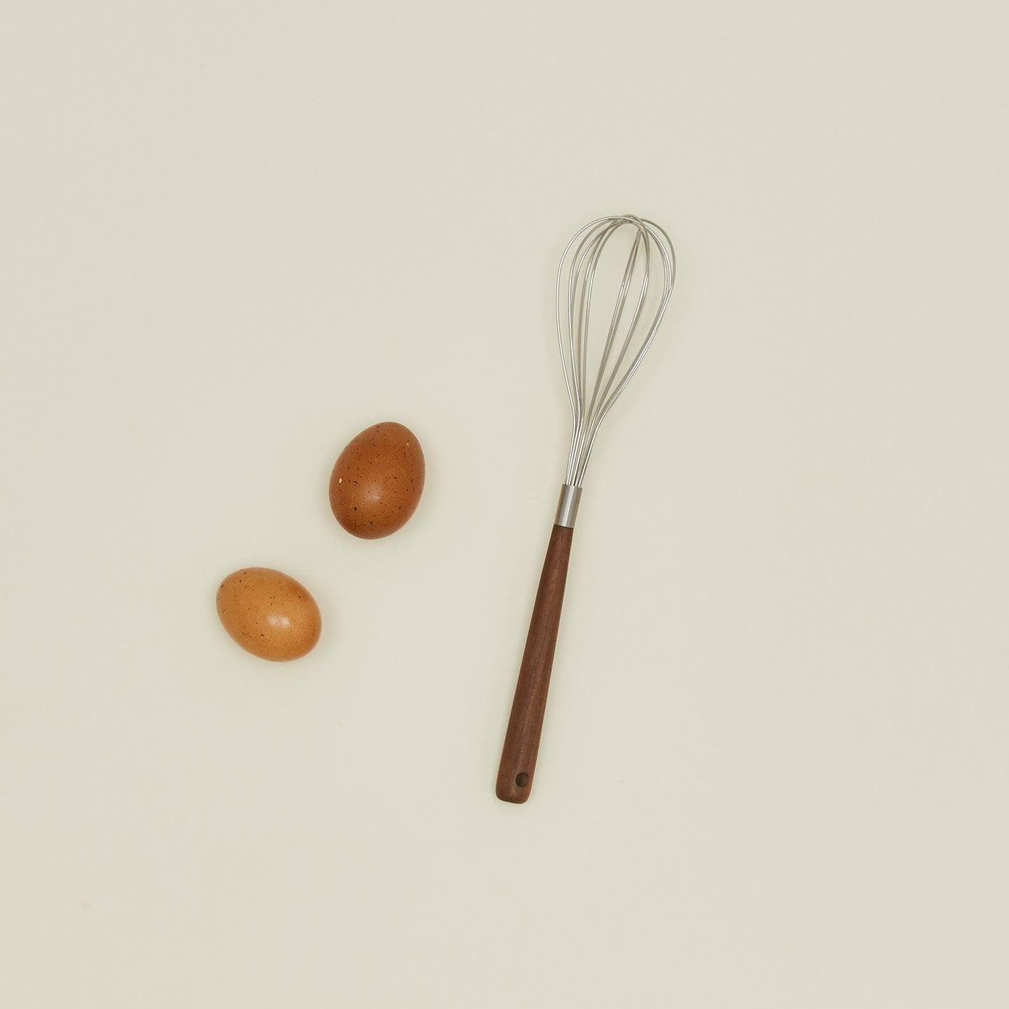 Walnut-Handled Whisk