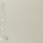 Bubble Candle Holder, Set of 2 - Clear