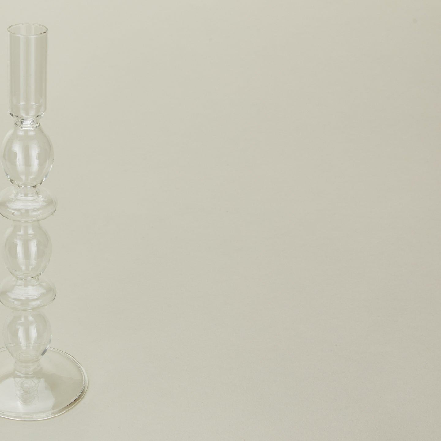 Bubble Candle Holder, Set of 2 - Clear