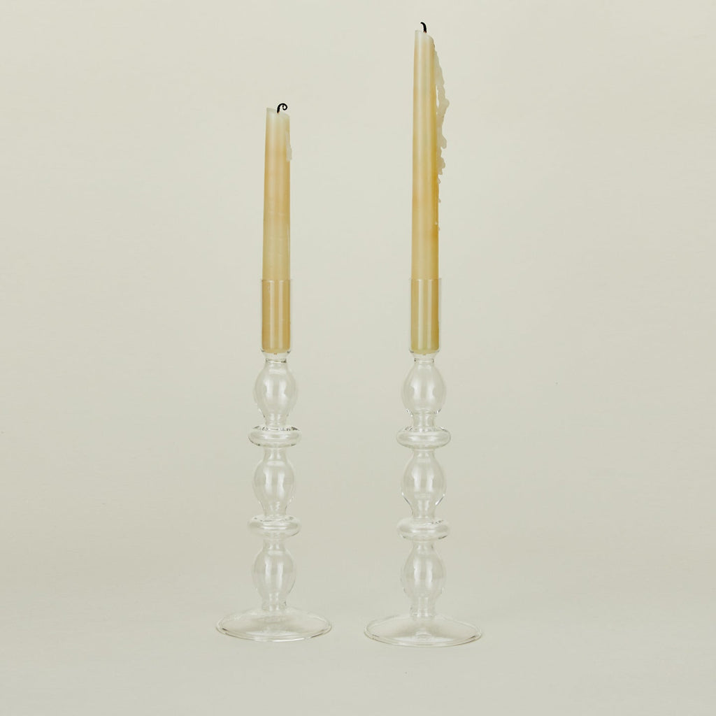 Bubble Candle Holder, Set of 2 - Clear