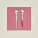 Jean Dubost Salad Servers - Red