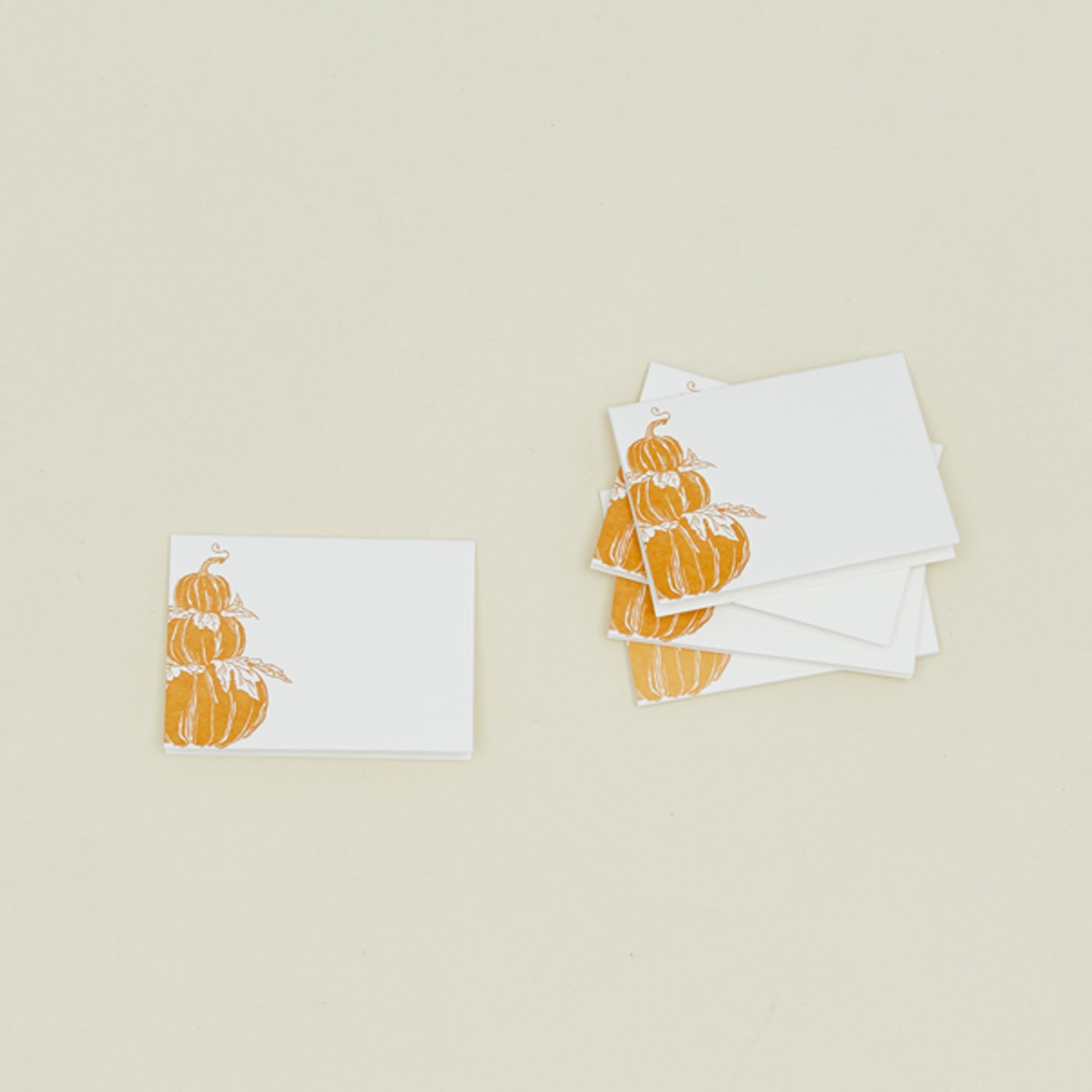 Pumpkin Placecard, Set of 8