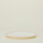 Ogee Edge Oval Platter - Latte