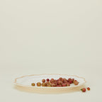 Ogee Edge Oval Platter - Latte
