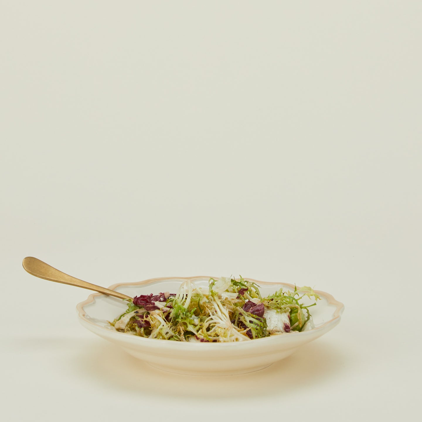 Ogee Edge Pasta Bowl - Latte