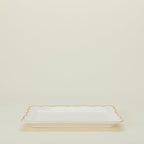 Ogee Edge Rectanglular Platter - Latte