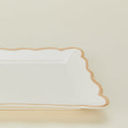 Ogee Edge Rectanglular Platter - Latte