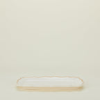 Ogee Edge Rectangular Tray - Latte