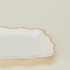 Ogee Edge Rectangular Tray - Latte