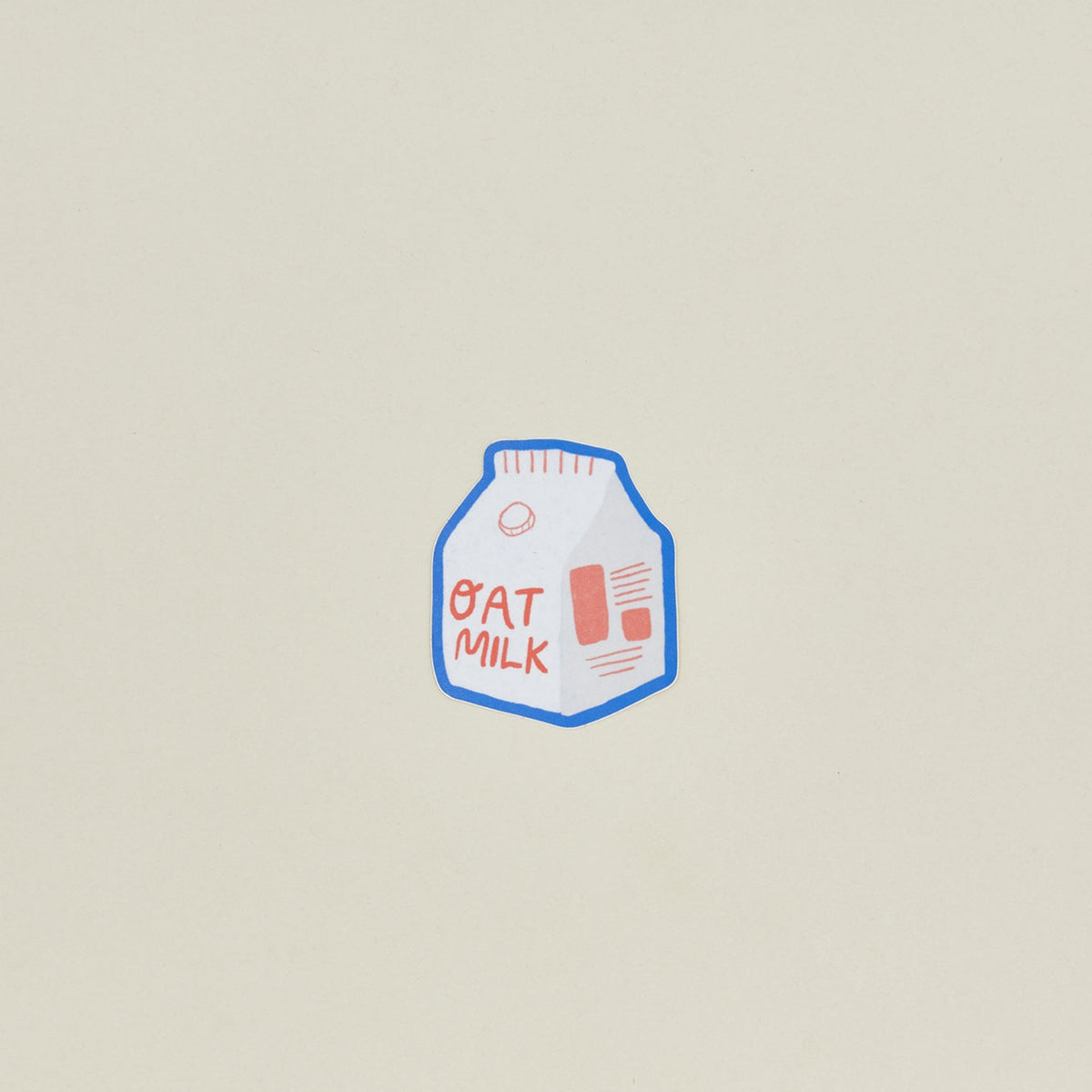 Oat Milk Vinyl Sticker – Nappeo