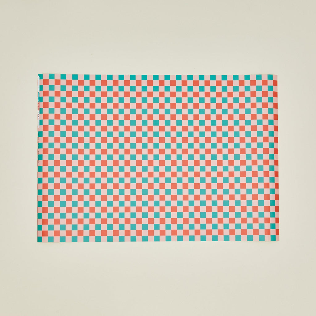 Holiday Check Wrapping Paper