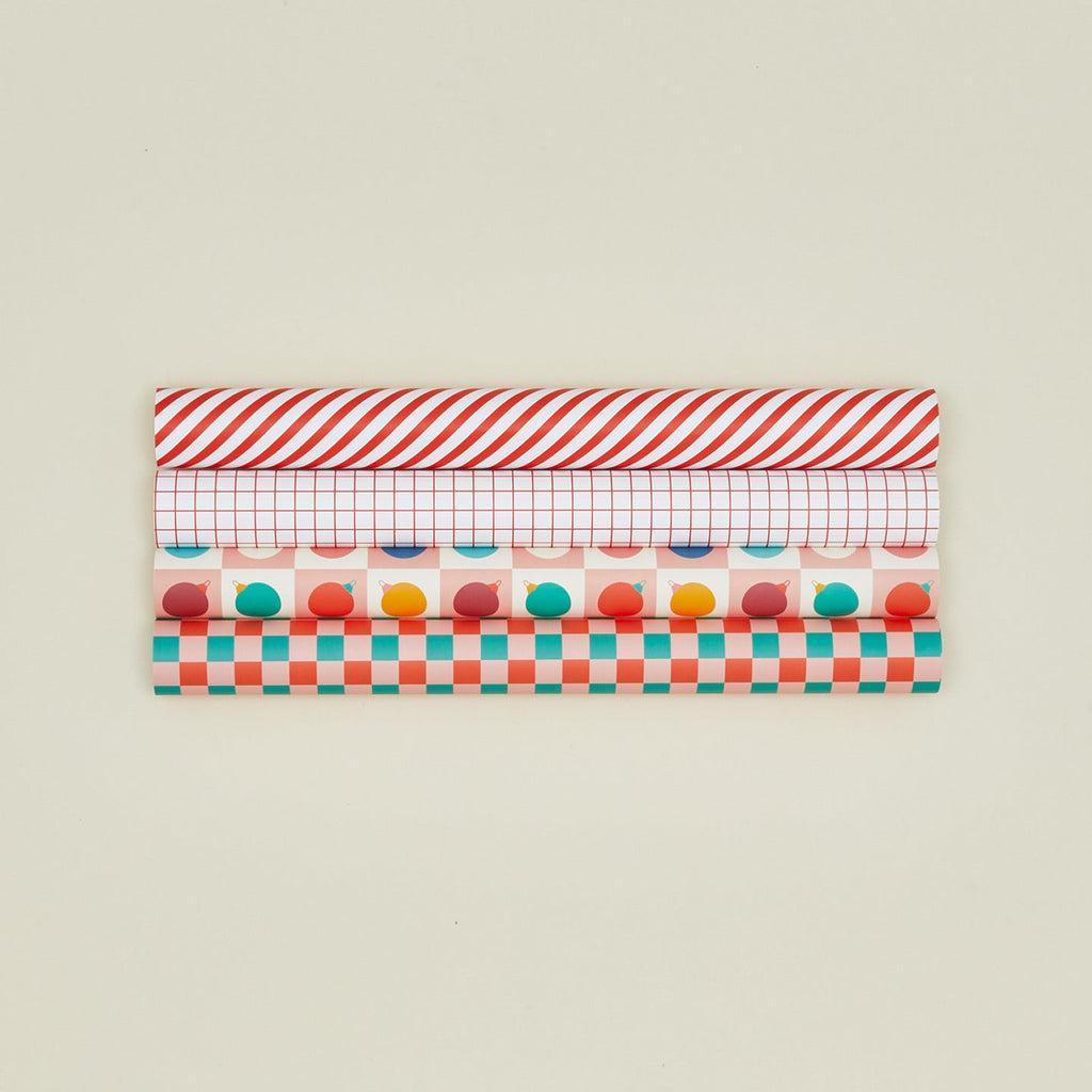 Modern Ornaments Wrapping Paper