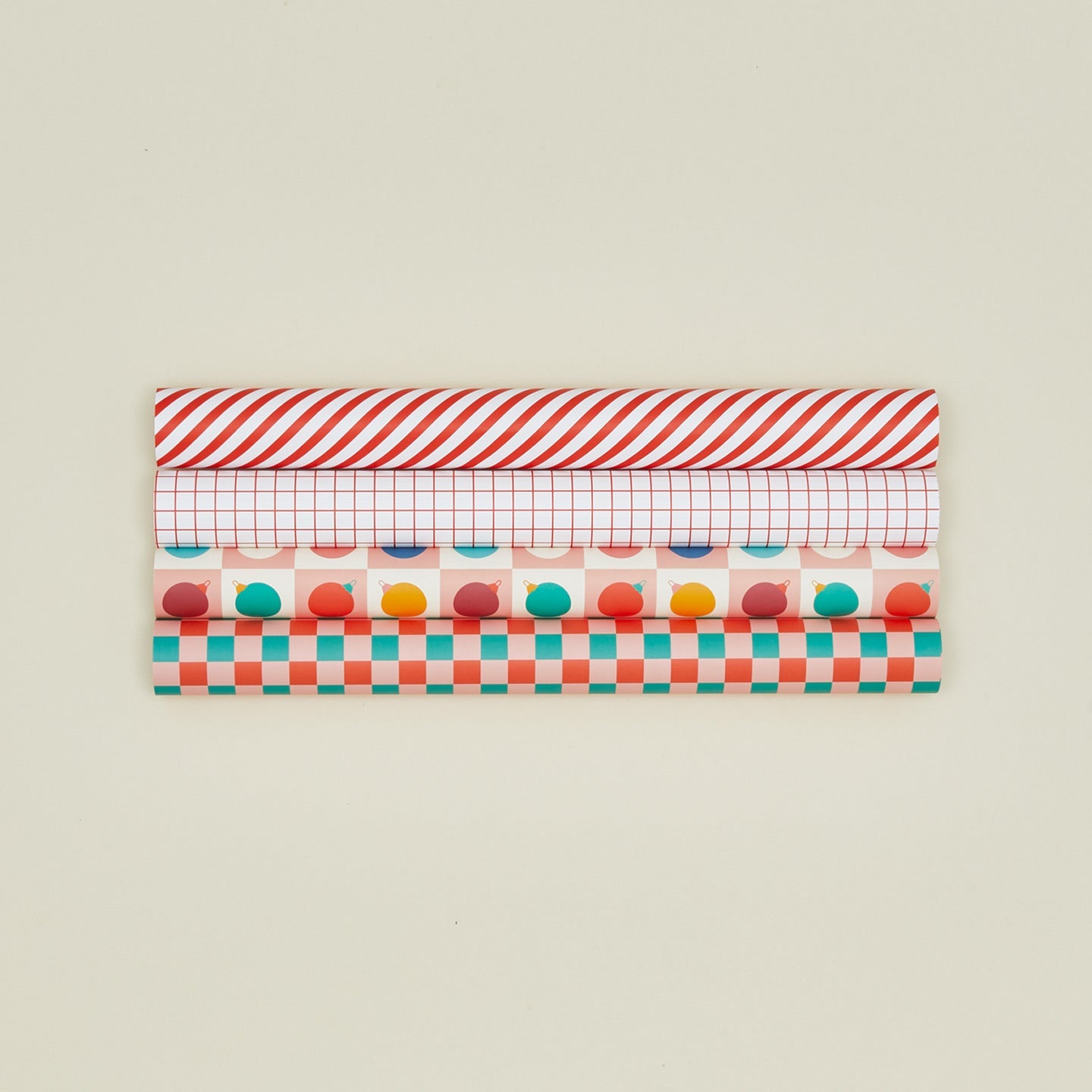 Holiday Check Wrapping Paper